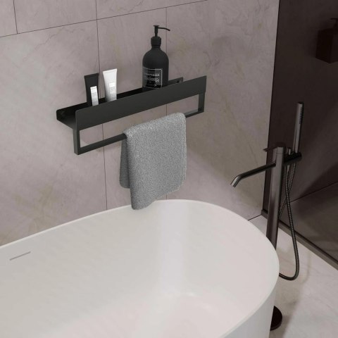 PÓŁKA ŁAZIENKOWA SF01-600-B BLACK PÓŁKA ŁAZIENKOWA SF01-600-B BLACK