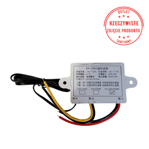 Elektroniczny regulator temperatury XH-W3001 Elektroniczny regulator temperatury XH-W3001