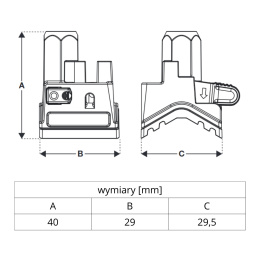 Obejma uniwersalna Gripple GC2M400A (10 szt. w opakowaniu)