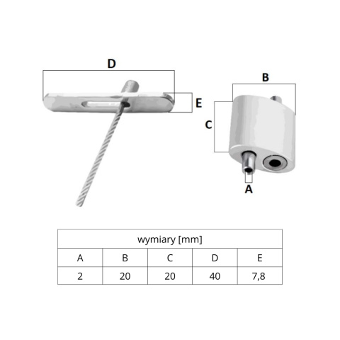 Zawiesie linkowe EXAR SLP (śr. liny 1,5 mm; dł. liny 4 m) Zawiesie linkowe EXAR SLP (śr. liny 1,5 mm; dł. liny 4 m)
