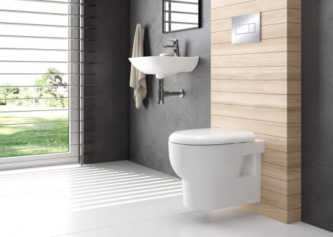 Miska WC z deską bezkołnierzowa Miska WC z deską bezkołnierzowa
