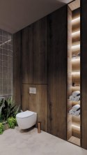 Miska WC z deską bezkołnierzowa