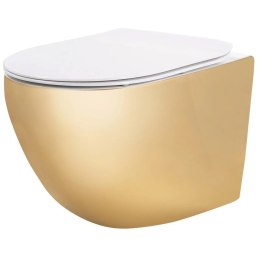WC - CARLO MINI RIMLESS GOLD WHITE