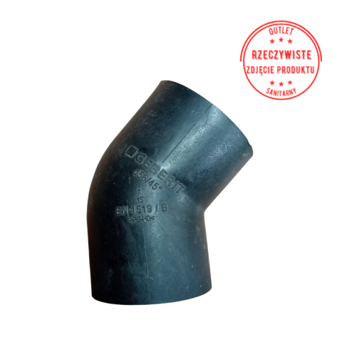 Kolano Geberit PEHD d56, 45° Kolano Geberit PEHD d56, 45°