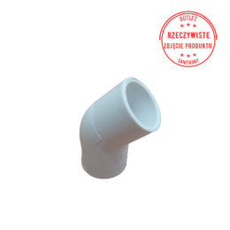 Kolano PVC 45° 3/4''