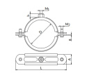 Obejma Niczuk HOBBY HUPZ 109-116 mm bez izolacji