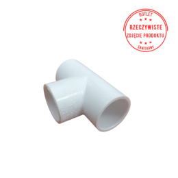 Trójnik równoprzelotowy PVC 1''