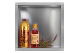 WALL-BOX NO RIM - Półka wnękowa bezramkowa INOX 30x30x10 cm