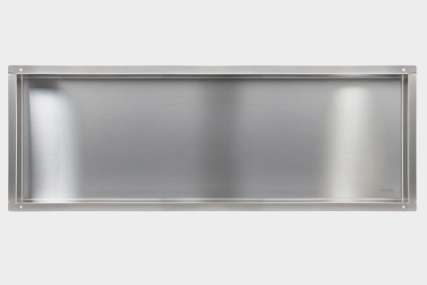 WALL-BOX NO RIM - Półka wnękowa bezramkowa INOX 90x30x10 cm