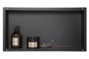 WALL-BOX No Rim Black - Półka wnękowa bezramkowa czarna 60x30x7 cm