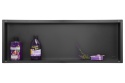 WALL-BOX No Rim Black - Półka wnękowa bezramkowa czarna 90x30x10 cm