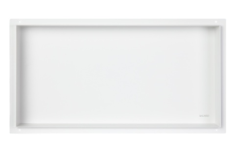 WALL-BOX No Rim White - Półka wnękowa bezramkowa biała 60x30x10 cm