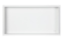 WALL-BOX No Rim White - Półka wnękowa bezramkowa biała 60x30x7 cm
