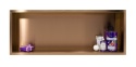 WALL-BOX ONE Copper - Półka pojedyncza miedziana 90x30x7 cm