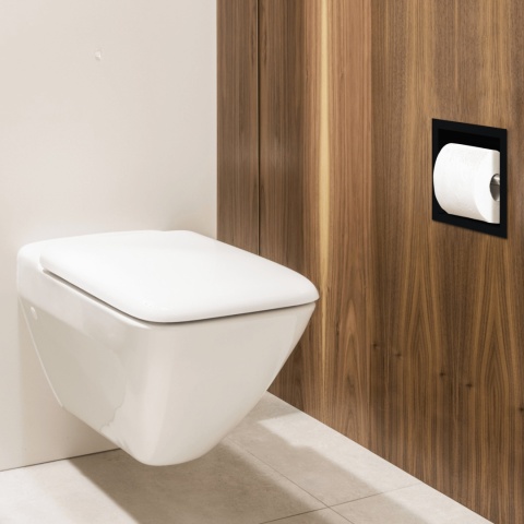 WALL-BOX PAPER 1 Black - Podajnik papieru czarny