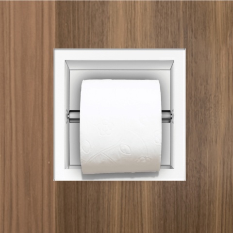 WALL-BOX PAPER 1 White - Podajnik papieru biały