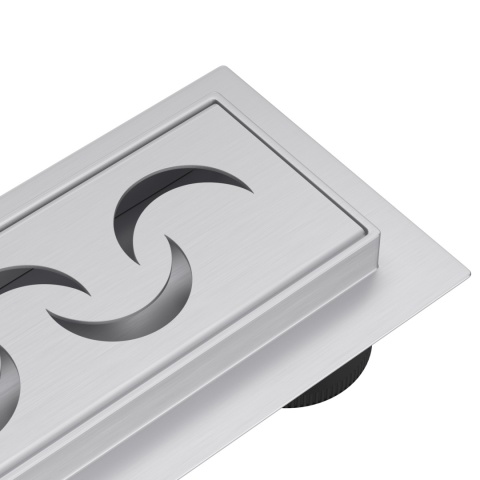 Decor Inox Odpływ liniowy z panelem dekoracyjnym Moon, 90 cm