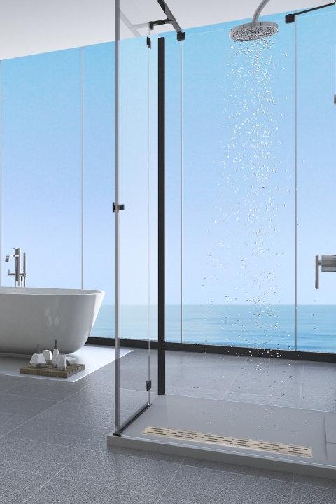 Decor Next Stripes Odpływ liniowy 60 cm dekoracyjny chrom