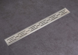 Decor Next Stripes Odpływ liniowy 90 cm dekoracyjny chrom