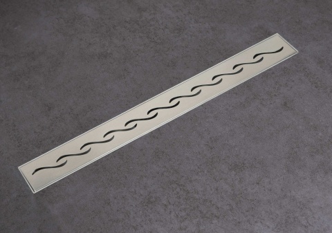 Decor Next Wave Odpływ liniowy 80 cm dekoracyjny chrom