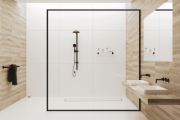 Duplex Next 2w1 Odpływ liniowy 100 cm dwustronny chrom