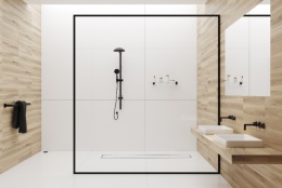 Duplex Next 2w1 Odpływ liniowy 30 cm dwustronny chrom