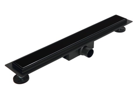G-Drain Next Odpływ liniowy 100 cm ze szklanym panelem Double Dark