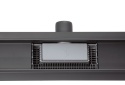 G-Drain Next Odpływ liniowy 100 cm ze szklanym panelem Double Dark