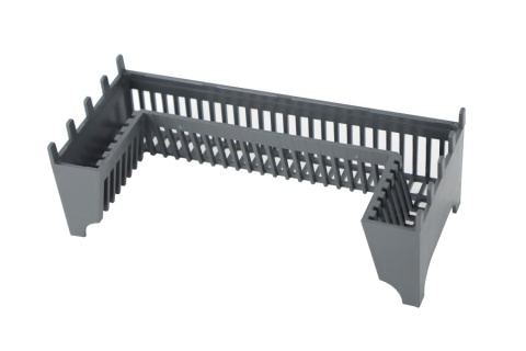 G-Drain Next Odpływ liniowy 80 cm ze szklanym panelem Double Dark