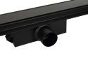 G-Drain Next Odpływ liniowy 90 cm ze szklanym panelem Double Dark