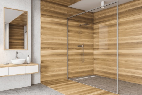 Odpływ boczny 2w1 Odpływ liniowy 90 cm z bocznym syfonem dwustronny chrom