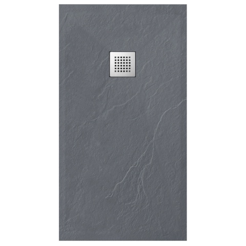 Stone Tray - Brodzik kompozytowy "F" Ciemnoszary 90x120x2,5