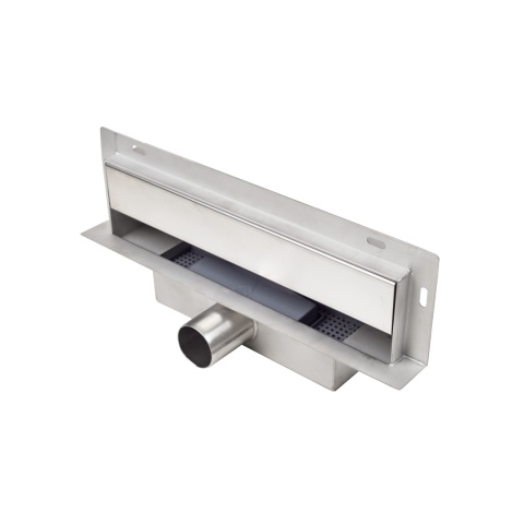 W-Drain 2w1 Odpływ liniowy ścienny 90 cm dwustronny chrom