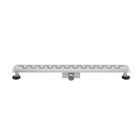 Decor Inox Odpływ liniowy z panelem dekoracyjnym Moon, 100 cm