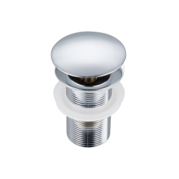 Korek umywalkowy mosiężny Klik Klak A bez przelewu Chrom