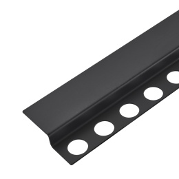 Listwa spadkowa podłogowa czołowa 130 cm czarna