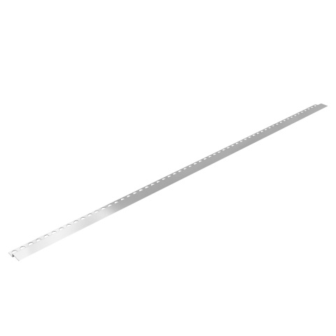 Listwa spadkowa podłogowa czołowa 130 cm inox