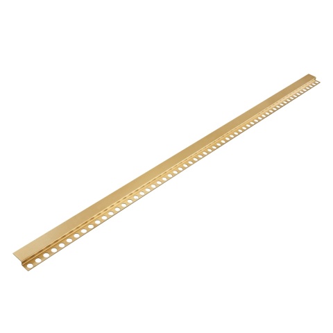 Listwa spadkowa podłogowa czołowa 130 cm złota