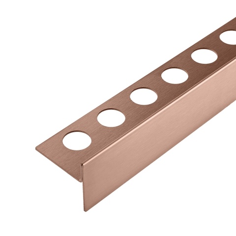Listwa spadkowa podłogowa lewa 120 cm miedziana