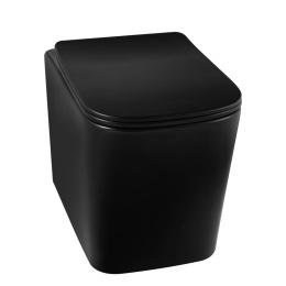 Miska podwieszana LUGA WC czarna