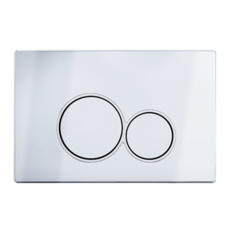 Przycisk spłukujący do WC EXO chrom