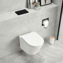 Przycisk spłukujący do WC OXO czarny