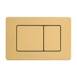 Przycisk spłukujący do WC ze stali nierdzewnej szczotkowanej AXO złoty