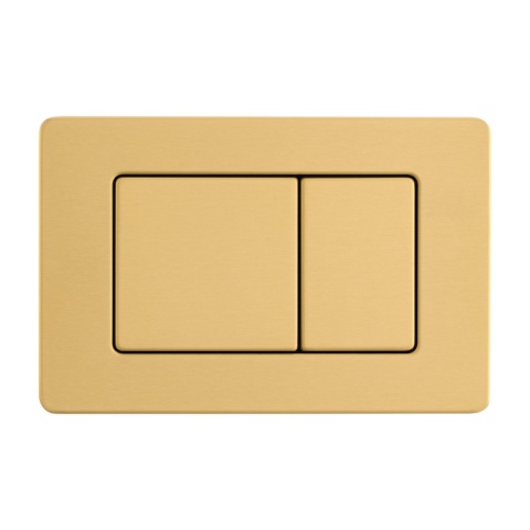 Przycisk spłukujący do WC ze stali nierdzewnej szczotkowanej AXO złoty