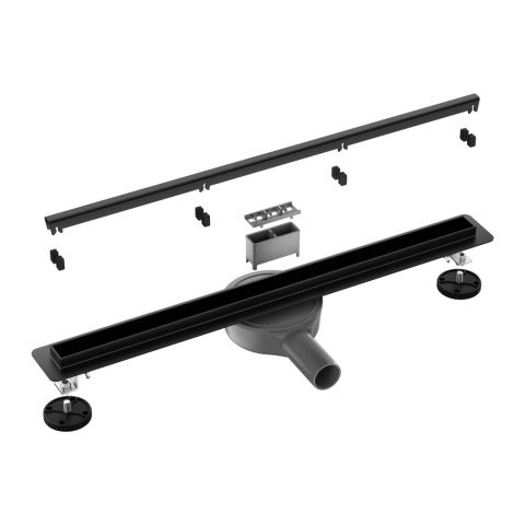 Slim&Low ProLine Black Odpływ liniowy 80 cm czarny