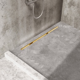 Slim&Low ProLine Mirror Gold Odpływ liniowy 80 cm złoty lustrzany