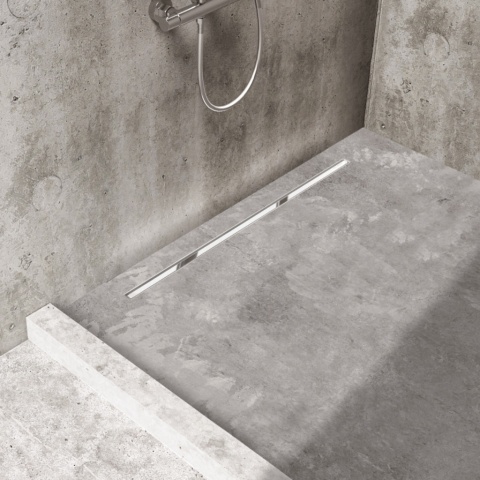 Slim&Low ProLine Mirror Silver Odpływ liniowy 80 cm chrom lustrzany