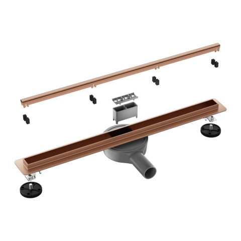 Slim&Low ProLine Odpływ liniowy 80 cm miedziany