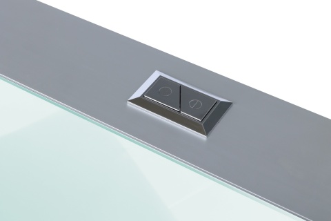 Stelaż natynkowy WC szklany mleczny Fix-Frame Glass Milky