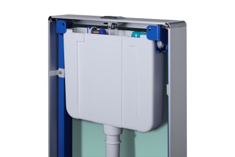 Stelaż natynkowy WC szklany mleczny Fix-Frame Glass Milky